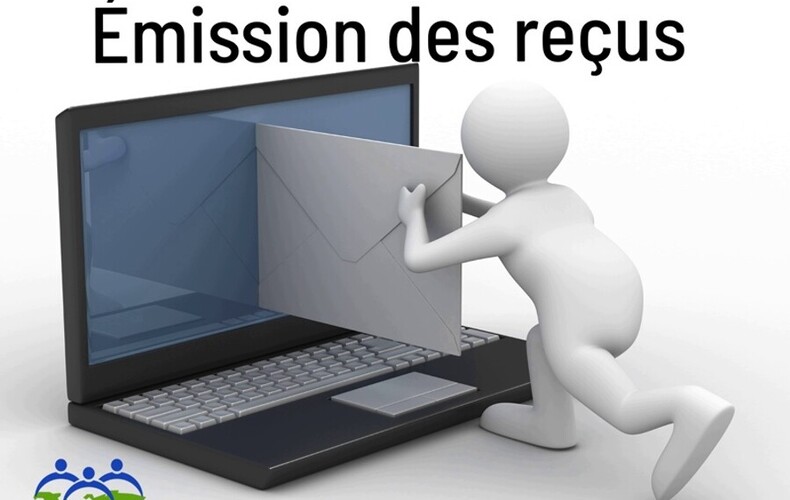 Émission des reçus de bienfaisance