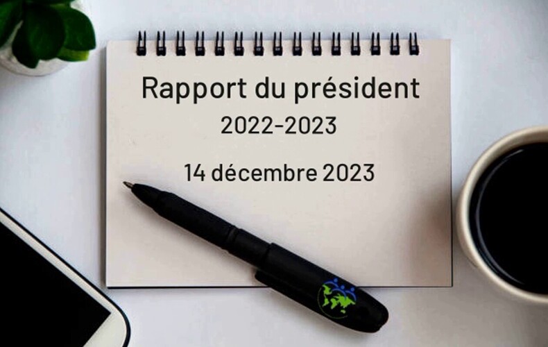 Rapport du président 2022-2023